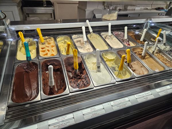 Bestes Gelato in malerischer Umgebung