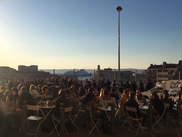 Apéritifs mit Blick auf den Vieux Port