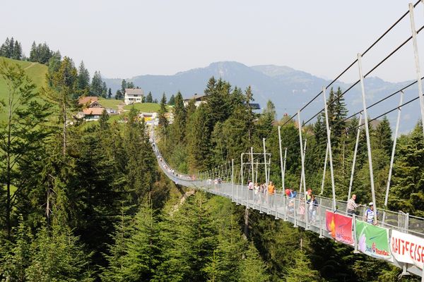 Schwindelerregende Höhen auf dem Skywalk