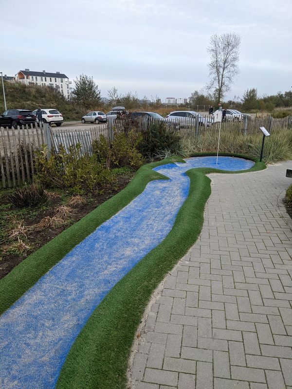 Minigolf mit regionalen Motiven