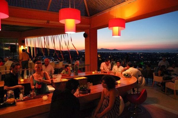 Dinner mit Panoramablick über Kos Stadt