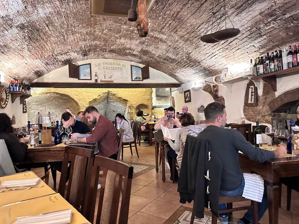 Dine in a medieval setting with modern cuisine
