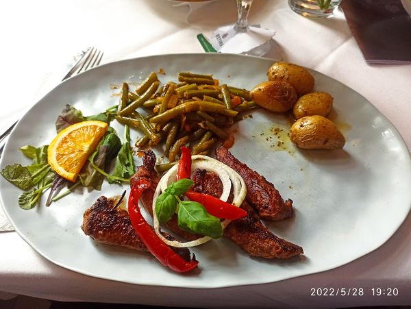 Frische griechische Küche
