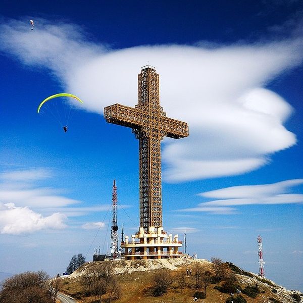 Panoramablick vom Vodno Berg