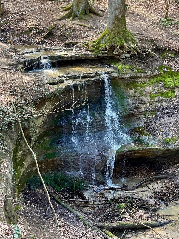 Malerische Wasserfallklänge