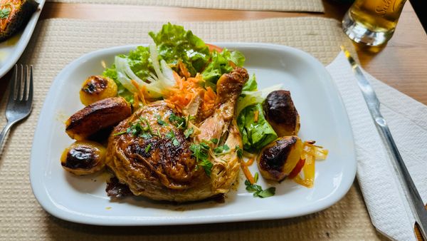Snacks und portugiesische Gerichte