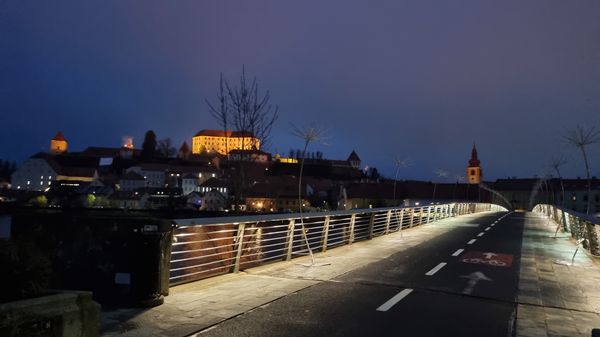 Perfekter Blick auf Ptuj's Dächer