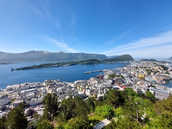 Panoramablick über Ålesund