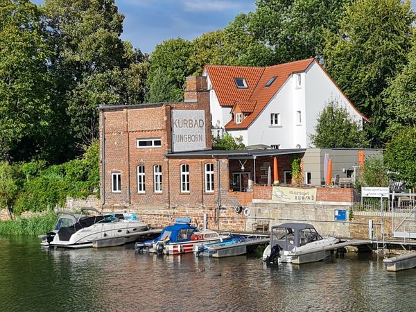 Charmantes Café an der Fulda