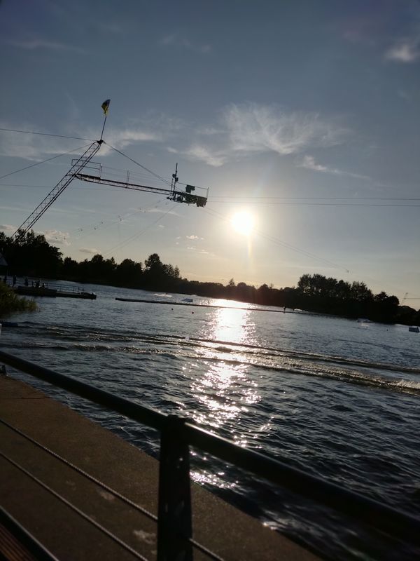Action auf dem Wasser