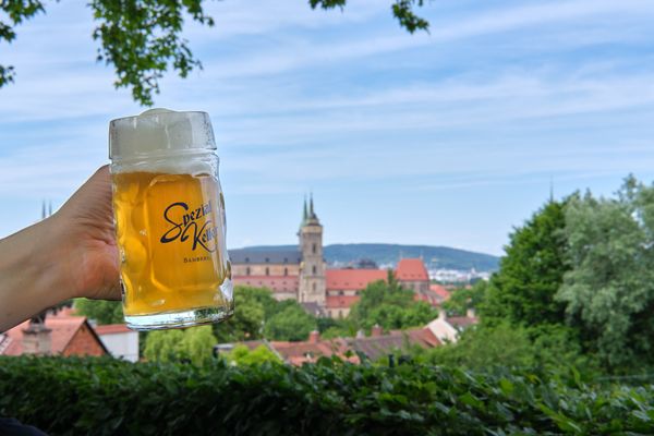 Biergarten mit Ausblick