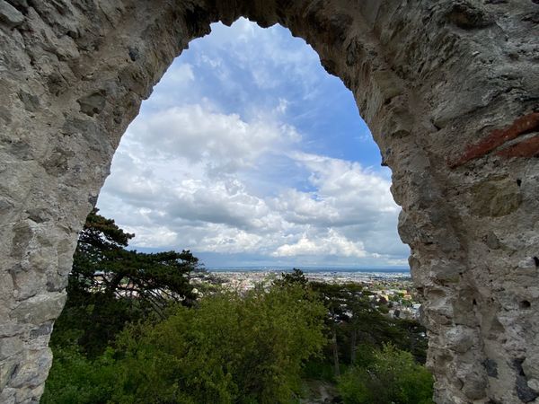 Historische Ruine mit Aussicht