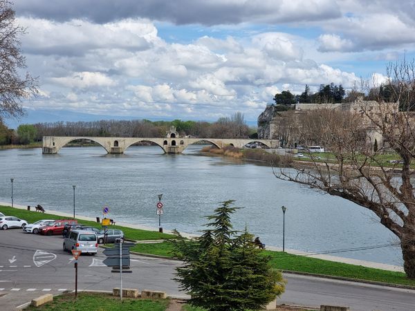 Aussicht auf Avignon genießen