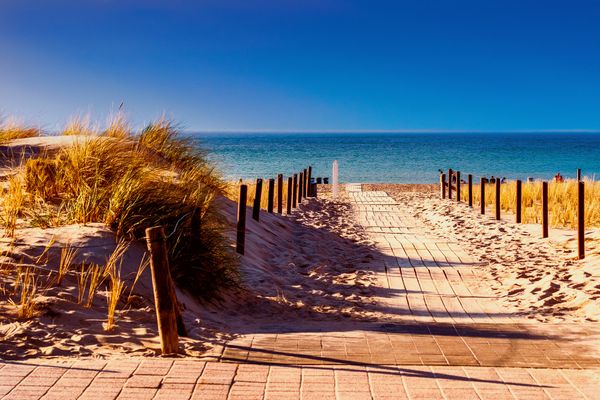 Sonne, Meer und Sand unter den Füßen