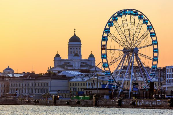 Helsinki aus der Vogelperspektive