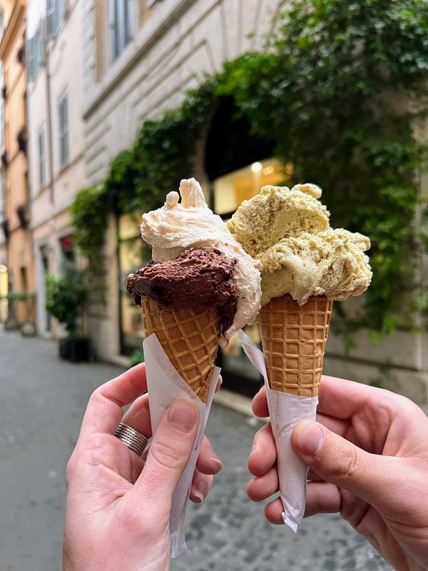 Bestes Gelato in malerischer Umgebung