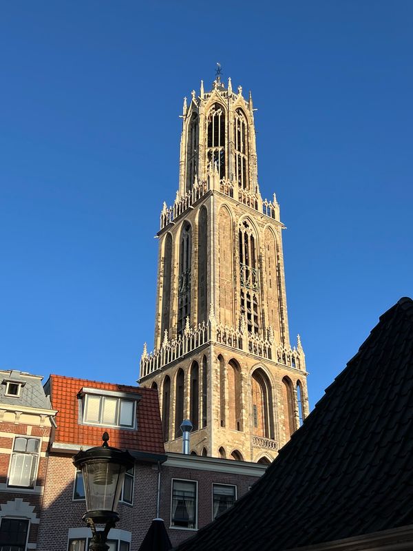 Blick über Utrecht vom historischen Turm