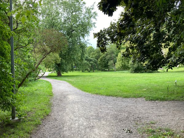 Grüne Oase mit Spielplatz