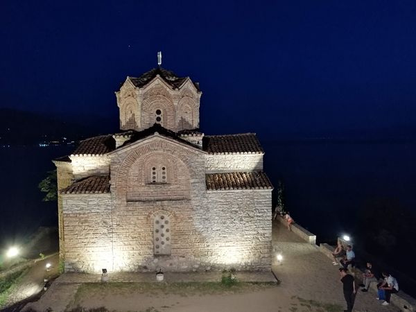 Sonnenuntergang am Kloster