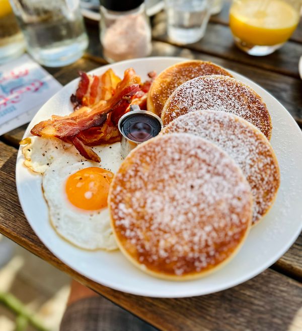 Frühstück und Events unter freiem Himmel