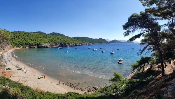 Entspannung am goldenen Sandstrand