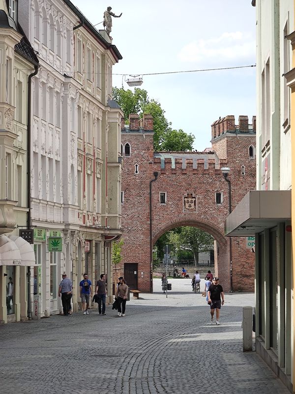Historisches Tor zur Landshuter Altstadt