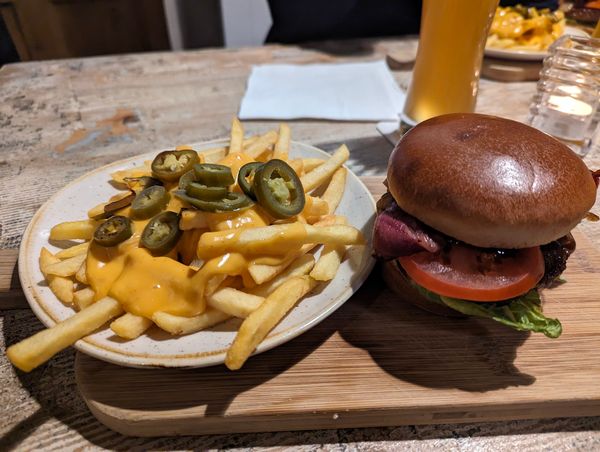 Genieße amerikanische Burger-Kreationen