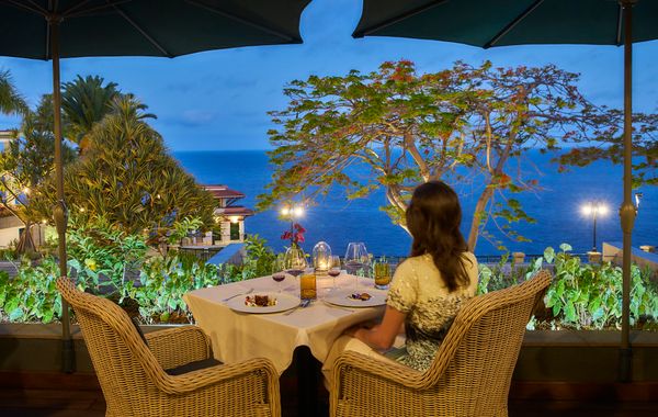 "Das Zwei-Sterne-Restaurant zählt als das beste der Insel"