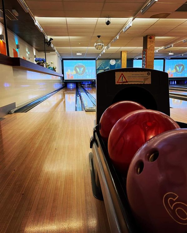 Spaß beim Bowling