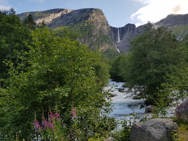 Norwegens höchster Wasserfall