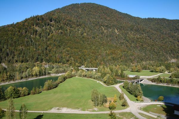 Kajakfahren auf dem kristallklaren Sylvensteinsee