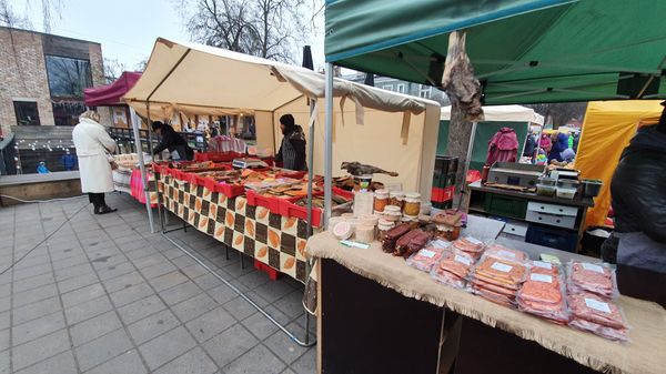 Traditioneller Lettischer Markt