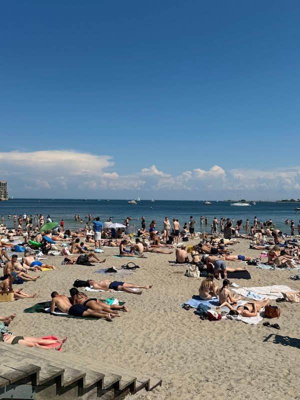 Stadtstrand für heiße Tage