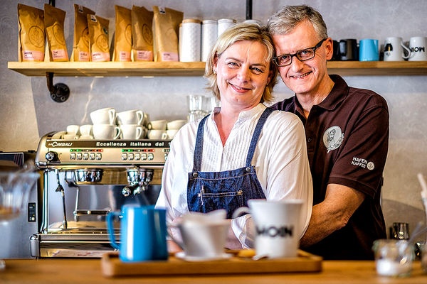 Kaffeehaus mit Charme nahe dem Hafen