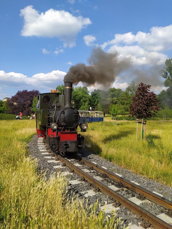 Nostalgische Zugfahrt am See