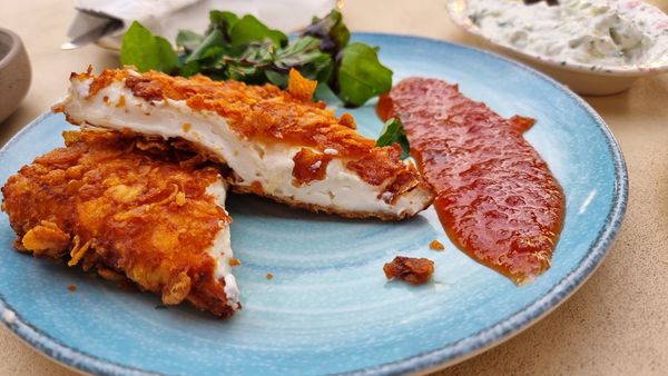 Authentische griechische Küche mit Aussicht