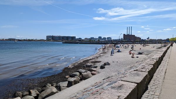 Stadtstrand für heiße Tage