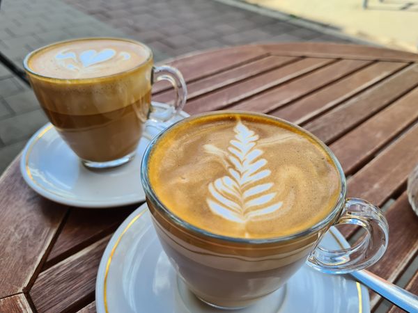 Kaffeekunst in familiärer Atmosphäre