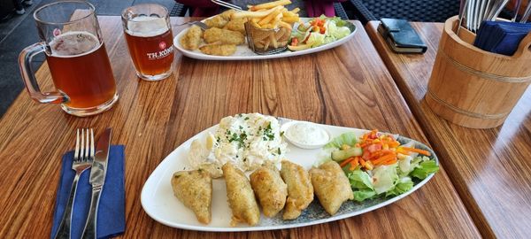Frischer Fisch direkt vom Kutter