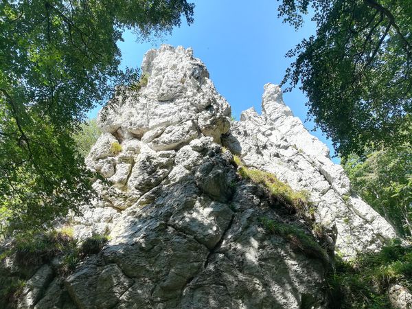 Atemberaubende Aussicht nach dem Aufstieg