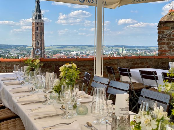 Essen mit Panoramablick