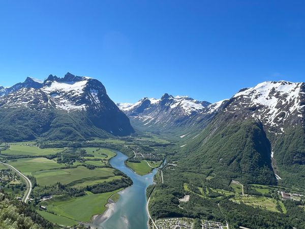Panoramablick vom Rampestreken
