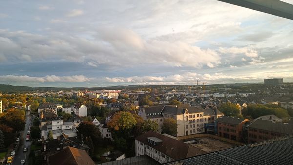 Kaffee über den Dächern von Gießen