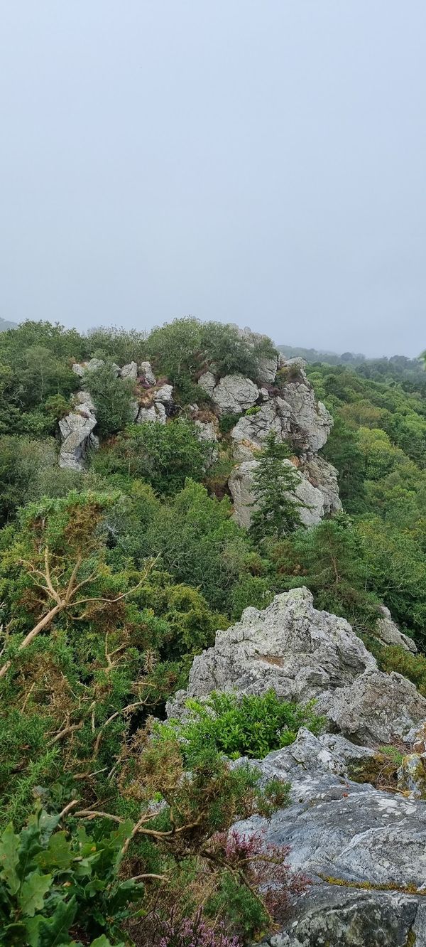 Atemberaubende Aussicht nach dem Aufstieg