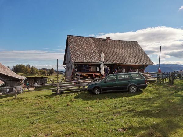 Almgenuss mit Aussicht