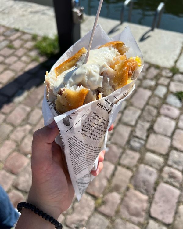 Beste Fischbrötchen am Hafen