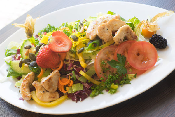 Moderne deutsche und mediterrane Küche