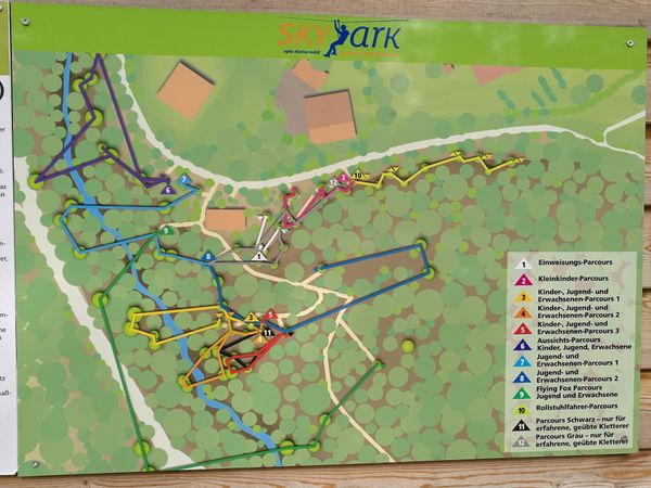 Hoch hinaus im Kletterpark