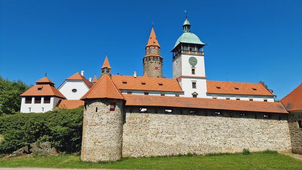 Mittelalterflair im Bouzov Schloss
