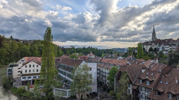 Panoramablick über Berns Dächer